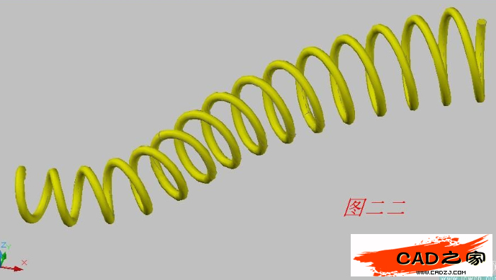 AutoCAD 2008三維教程：環形彈簧及弧線彈簧的幾種畫法_中國教程網