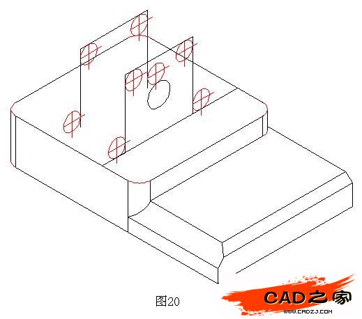AutoCAD二維教程：細(xì)說機(jī)械零件軸測(cè)圖的畫法_中國(guó)教程網(wǎng)