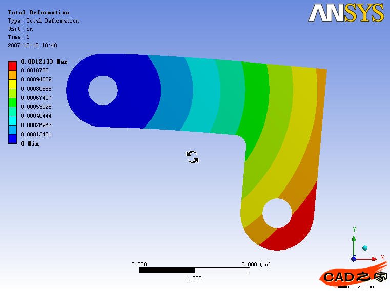 ANSYS Workbench 的一個簡單的結構分析實例 - 山高人為峰 - 山高人為峰的博客