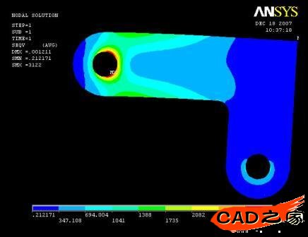 ANSYS Workbench 的一個簡單的結構分析實例 - 山高人為峰 - 山高人為峰的博客