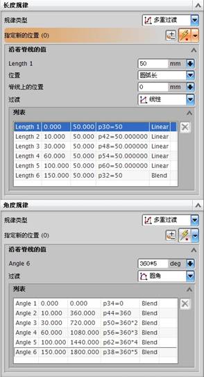 在UG中繪制變螺距螺旋線的方法
