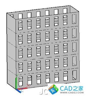 AutoCAD2011曲面命令創(chuàng)建樓房_天極設(shè)計(jì)在線整理