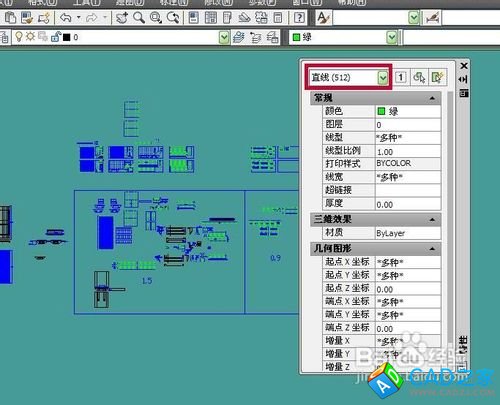 cad2010怎樣使用快速選擇刪除大量直線(xiàn)