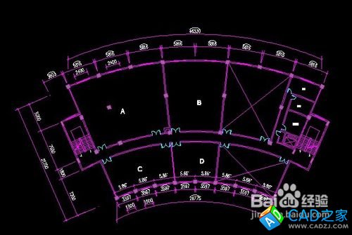 CAD怎么制作弧形戶型圖