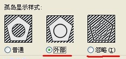 CAD填充時怎么將填充圖案和文字不在一起