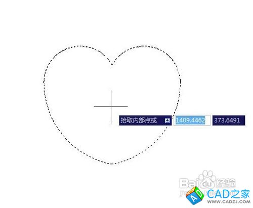 如何用cad制作愛心圖片