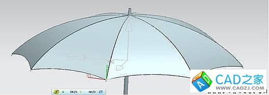 UG建模之雨傘 UG建模之雨傘