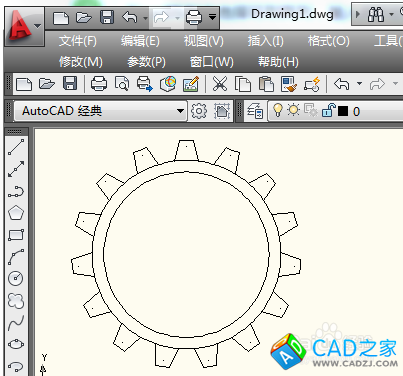 cad齒輪畫法 cad怎么畫齒輪
