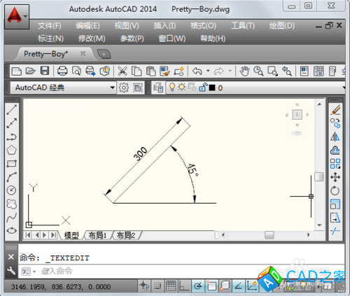 cad怎么畫角度