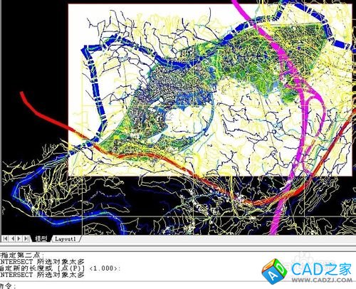 普通cad里如何插入圖，并將圖中要素與cad對齊？