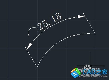 cad教程之標注命令：[3]弧長標注