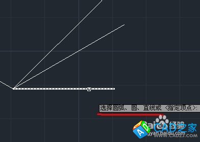 cad教程之標注命令：[8]角度標注