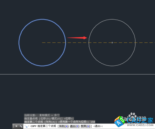 CAD教程：[26]CAD2015內(nèi)、外切六邊形的差別