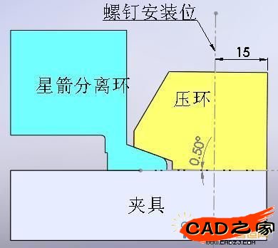 優化前裝配示意圖