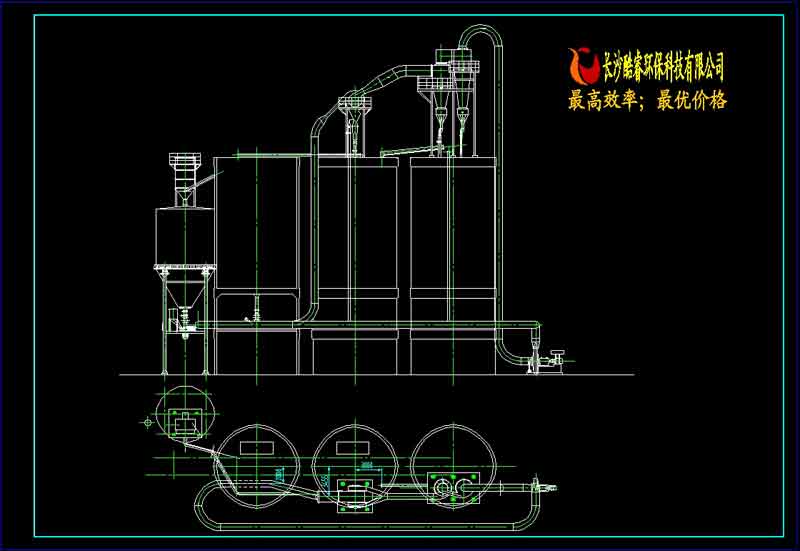 蝸殼式40t／h粉煤灰分選系統